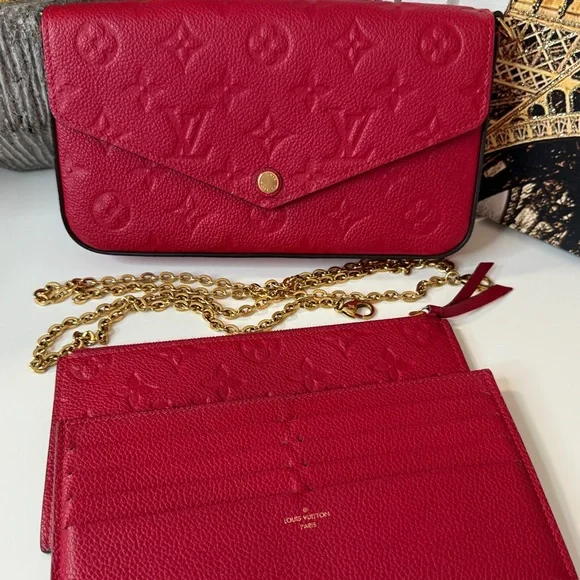 Louis Vuitton Empriente Felicie Cherry Red Crossbody Bag - Picture 16 of 16